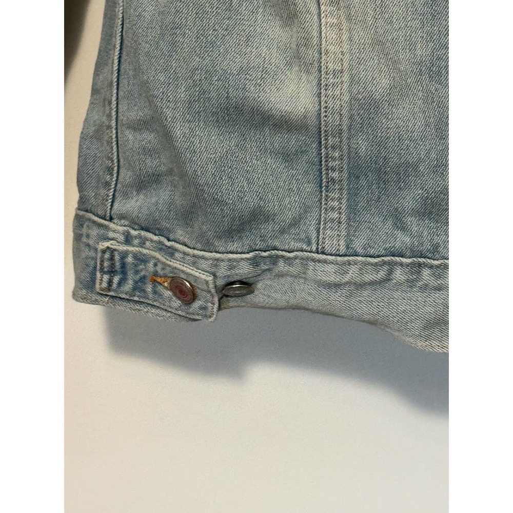Levi Strauss Collared Button Down Denim Jacket Blue  Size Large - Picture 7 of 16